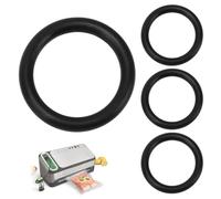 O Ring Seal for FoodSaver Retractable Handheld Vacuum Sealer Tip Groove | Rubber Gasket for FoodSaver V4400 Remove Clear Reservoir,Restore Suction Power & Airtight Seal for Zipper Bags,4Pack
