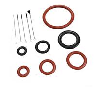 O-Ring Seal Kit 35-45mm Rubber for Coffee Machine(C) | Rubber silicone blend, prevents leaks, maintains pressure, fits coffee beer machines, includes brush
