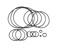 O Ring Seal Washer, O-Ring gaskets 50pcs Gasket Thickness OD 3~80mm CS 1 2 3 4mm Nitrile Butadiene Rubber Spacer Oil Resistance Round Shape(OD 17MM-CS 1MM)