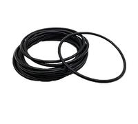O-ring Sealing Rubber Ring,Quick Repair Seal Oil Seal,Insulating Plumbing O Rings, black, Id 136mm,Cs 3mm 10pcs