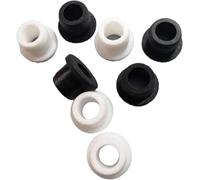 O-ring sealing washer,Circular hollow silicone rubber,O-ring sealing washer, rubber(Black//White,8mm(4.5mm) 5pcs)