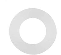 O Rings - 12pcs Flat Gasket White Silicone O-Ring Sealing Washers for Bellows Hoses (Size : 1/2")