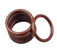 o rings， 5 Pcs Fluorine Rubber O-Rings Brown Multiple Sizes For Machinery(18mm x 8mm x 5mm)