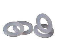 O-Rings Gasket kit 5pcs/set Silicone Flat Gasket O-Ring Seal Washer Ring Plumbing Faucet Pipe joint Washer Sealing Ring I.D.20-40mm Washer Gaskets Seal Assortment Kit(Size:20MM)