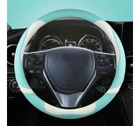 O Shape Car Non-slip Fiber Leather Steering Wheel Cover Soft And Breathable For Scion IM For Corolla For Isis(Blu)
