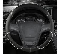 O Shape Car Steering Wheel Cover Auto Accessories Interior For MG 3 5 6 HS ZS EV MG3 3SW MG5 MG6 MG7 ZR EHS GT EZS(Bianco)