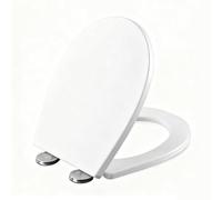 O-Shaped Toilet Seat, Slow Close WC Seats, Scratch-Resistant Easy Clean Toilet Lid for Bathroom, Replacement Close Toilet Seat(O-Type XX-Large)