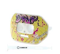 O Shield Mouthguard DRIP Football Vortex Airflow Design, Airtight Fit for Better Breathing, Ergonomic Shock-Absorbing Sports Protector with Strap, Stylish Durable Guard for Athletes