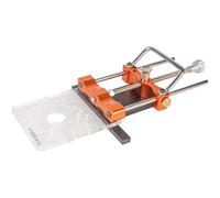 O’Skool Router Guide Rail Adapter with Quick-Adjust System for Arc Cutting & Multi-Router Compatible Base, Fits Cable, Ryobi, Bosch, Makita, Dewalt, Skil