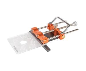 O’Skool Router Guide Rail Adapter with Quick-Adjust System for Arc Cutting & Multi-Router Compatible Base, Fits Cable, Ryobi, Bosch, Makita, Dewalt, Skil