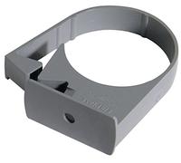 O' SO EEZY RCM1W X 2 White Floplast 50mm Downpipe Bracket Miniflo Guttering for shed, Porch, Conservatory, Out Building, etc Full Range
