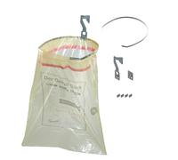 O-Spring Yellow Sack Stand, Sack Holder, Bag Holder System, Bin Bag Holder, Rubbish Bag Holder, Single Set, Holder for Kitchen, Garden, Barbecue, Camping & Travel, Bags up to 120 Litres