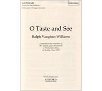 [(O Taste and See: SATB Vocal Score)] [Author: Ralph Vaughan Williams] published on (June, 1953)