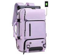 O-TBOST Carry on Travel Backpack Convertible Duffle Backpack Laptop Backpack for Men Women, Purple, L, Travel
