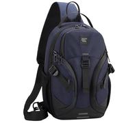 O-TBOST Crossbody Sling Bag for Men 10L Sling Backpack Travel Chest Bag Waterproof Hiking Daypack (Blue)