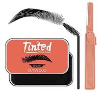 O.TWO.O Tinted Brow Styling Soap Long Lasting Waterproof (Black)