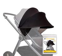 O³ Universal Pushchair Sun Shade for Baby Buggy, Pushchair, Baby Seat with UV Protection 40+, Pop Up Sun Canopy