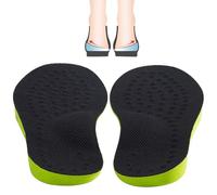 O/X Leg High Arch Support,Corrective Over Supination Shoe Inserts,Heel Wedge Orthotic Inserts for Women and Men,Pronation Unsoles for Foot Alignment,Bow Legs,Flat Feet,Knock-Knees