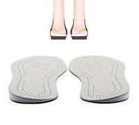 O/XO Leg Supination Insoles for Men and Women,Corrective Heel Inserts for Left and Right Foot Over Supination,Support Orthotic Inserts,Arch Support Orthotic Inserts for Posture Improve