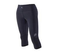 O. ZERO POINT Athletic 3/4 Length Compression Tights Womens (Black, Small)