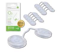 O2 Nose Filters with 3M Filtration Technology for Allergy Relief, Dust, Pollution - Medium - Pack of 10 with Travel Case