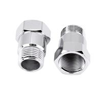 O2 Oxygen Sensor 2piece Universal M18x1.5 O2 Oxygen Sensor Test Pipe Extension Spacer Extender Isolator Adapter Check Light
