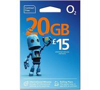 O2 Pay As You Go Sim Card Big Bundle £15 pack by O2
