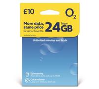 O2 Pay As You Go Sim Card (O2 24GB - £10)