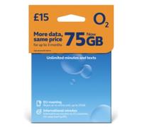 O2 PAYG SIM | UPGRADED OFFER - was (25GB) NOW 75GB DATA + UNLIMITED CALLS & TEXTS PLUS FREE EU ROAMING