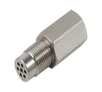 o2 sensor 2PC M18 * 1.5 Oxygen Sensor Adapter 304 Stainless Steel(2PC 58mm Round Hole)