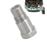 O2 Sensor Extender - Stainless Steel CEL Fix |M18x1.5 Oxygen Sensor Extension Pipe with Filter | Stainless Steel Anti-Slip Thread Reducer for Modified Exhaust Systems, Automotive CEL Eliminator