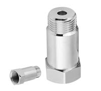 O2 Sensor Spacer - Stainless Steel Oxygen Sensor Connector for Automotive Use | M18x1.5 Thread, Heat-Resistant Build for Cars, Trucks, Scooters, Family Vehicles, Repair Kits, 1.77x0.87 Inches