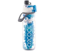O2COOL ArcticSqueeze Insulated Mist 'N Sip Squeeze Bottle 20 oz., Blue/Blue Splash