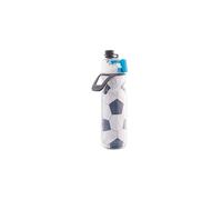 O2COOL Mist 'N Sip Misting Water Bottle 2-in-1 Mist And Sip Function With No Leak Pull Top Spout Reusable Sports Water Bottle - 20 oz (Soccer)