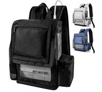 O2TOTES USA Ultra Lightweight Backpack Fit For Inogen One G5 and Rove 6, Adjustable Straps, Zippered Bottom