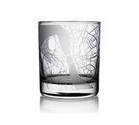 O3 DESIGN STUDIO Liverpool City Map Whiskey Glass, Unique Gift, 10.5 oz, GM3066EU