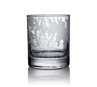 O3 DESIGN STUDIO Sydney City Map Whiskey Glass, Unique Gift, 10.5 oz