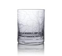 O3 DESIGN STUDIO Tokyo City Map Whiskey Glass, Unique Gift, 10.5 oz