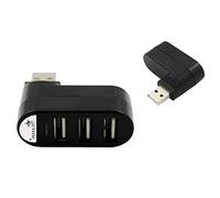 O39 USB 2.0 Hub 3X Port Splitter Adapter Rotatable 180° Compatible with PC Laptop USB Splitter Very Practical