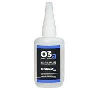 O3a Cyanoacrylate Instant Adhesive | Medium | Clear | 50g | MADE IN BRITAIN