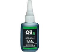 O3a Cyanoacrylate Instant Adhesive | Thick | Black | 50g | MADE IN BRITAIN