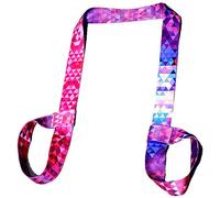 O5O2 1 Carrying Strap Yoga Mat, Colourful Yoga Mat Strap, Adjustable Yoga Mat Carrying Strap for All Yoga Mat Sizes, Elastic Yoga Strap for Pilates, Stretching and Fitness, 4 x 160 cm