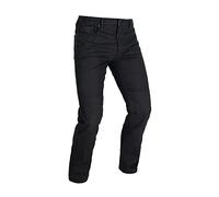 Oxford Men's OA AAA Straight Jeans Motorcycle, Black, Long