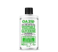 OA3 Organic Vegetable Glycerine for Face, Pure 100% Vegan, Rapeseed Derived Hypoallergenic Hydration & Moisturizer and Skin Cleanser