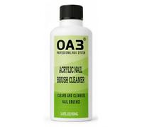 OA3 Professional Acrylic & UV Gel Nail Brush Cleaner 50ml - Extra Strong Liquid for Removing Build-Up & Restoring Nail Brushes