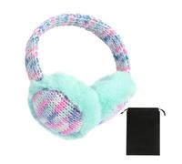 OAAO 1 Piece Knitted Earmuffs, 1 Piece Non-woven Bag, Winter Earmuffs for Boys and Girls, Fluffy and Soft, Adjustable Children's Earmuffs, Knitted Ear Warmers, Children's Ear Warmers