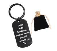 OAAO 1 Piece Safe Driving Key Ring, 1 Piece Storage Bag, Car Key Chain, Creative Key Ring, Driver Key Chain, Gift For Friends