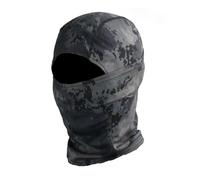 OAAO 1 Piece Windproof and Dustproof Mask, Black Camouflage Hood, Motorcycle Mask, Windproof Scarf Neck Mask, Outdoor Travel Protection Neck Face Mask