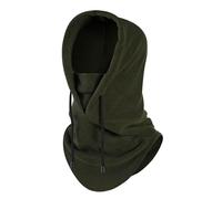 OAAO 1 Piece Winter Mask, Warm and Windproof Sports Hat, Ski Mask, Fleece Mask Warm Cover, Ear Muffs Hat, Outdoor Sports Mask for Men and Women Military Green