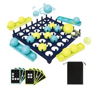 OAAO 1 Set of Bouncing Ball Tabletop Games, 1 Piece Black Non-woven Drawstring Pocket, Board Game, Bounce Game, Decompression Game, Games for Kids and Adults